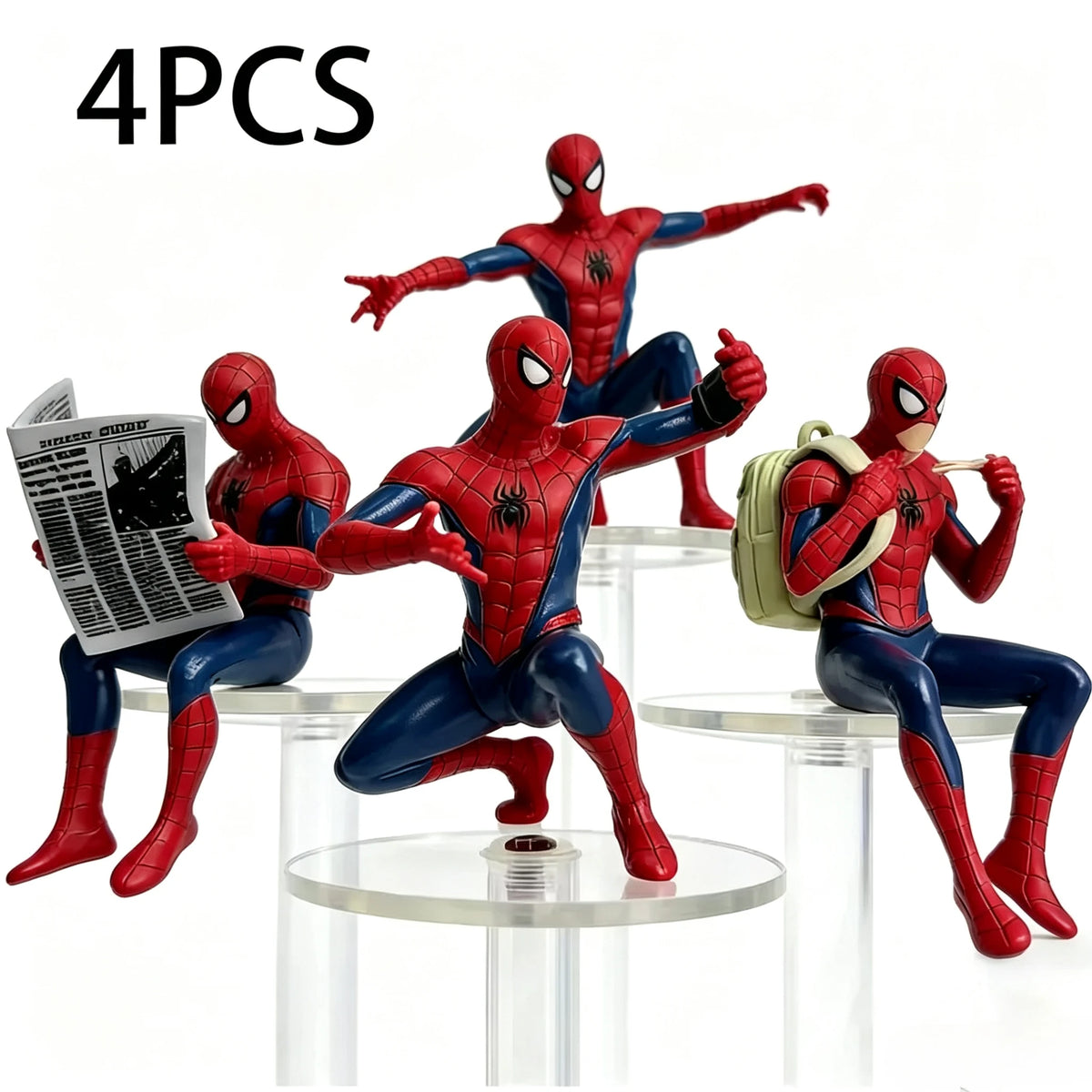 Popular Superhero Spider-Man 7-9 cm Mini Hand-made Desktop Model Decoration Game Peripherals Avengers Collection Toy Gift