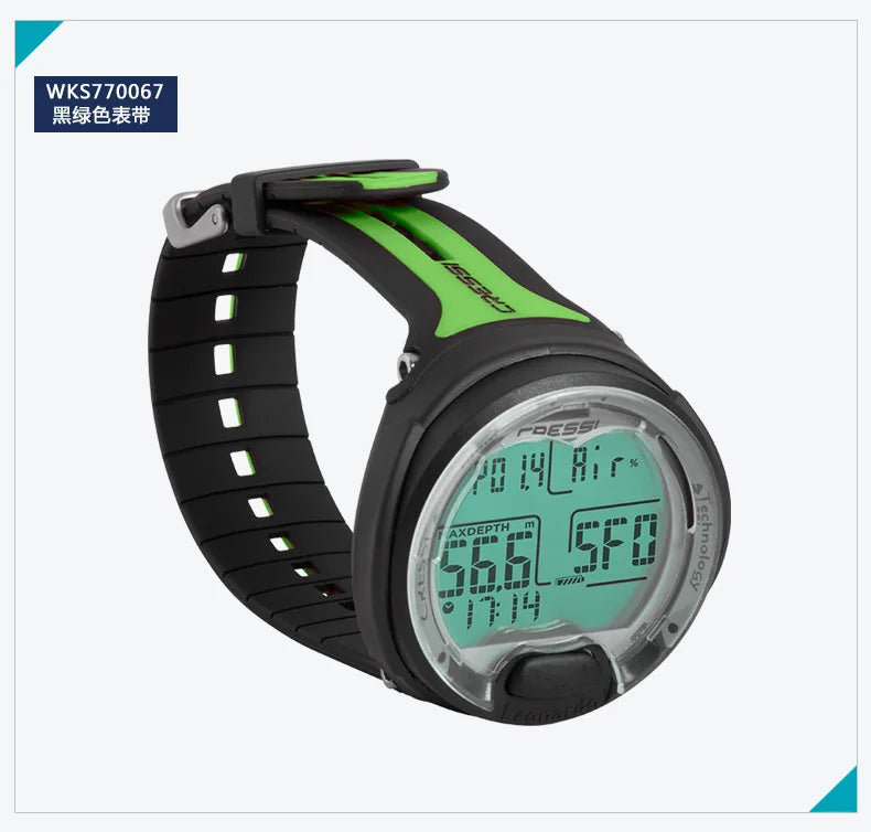 Italian CRESSI Lionel Deep Waterproof Professional Diving Computer Smart Watch