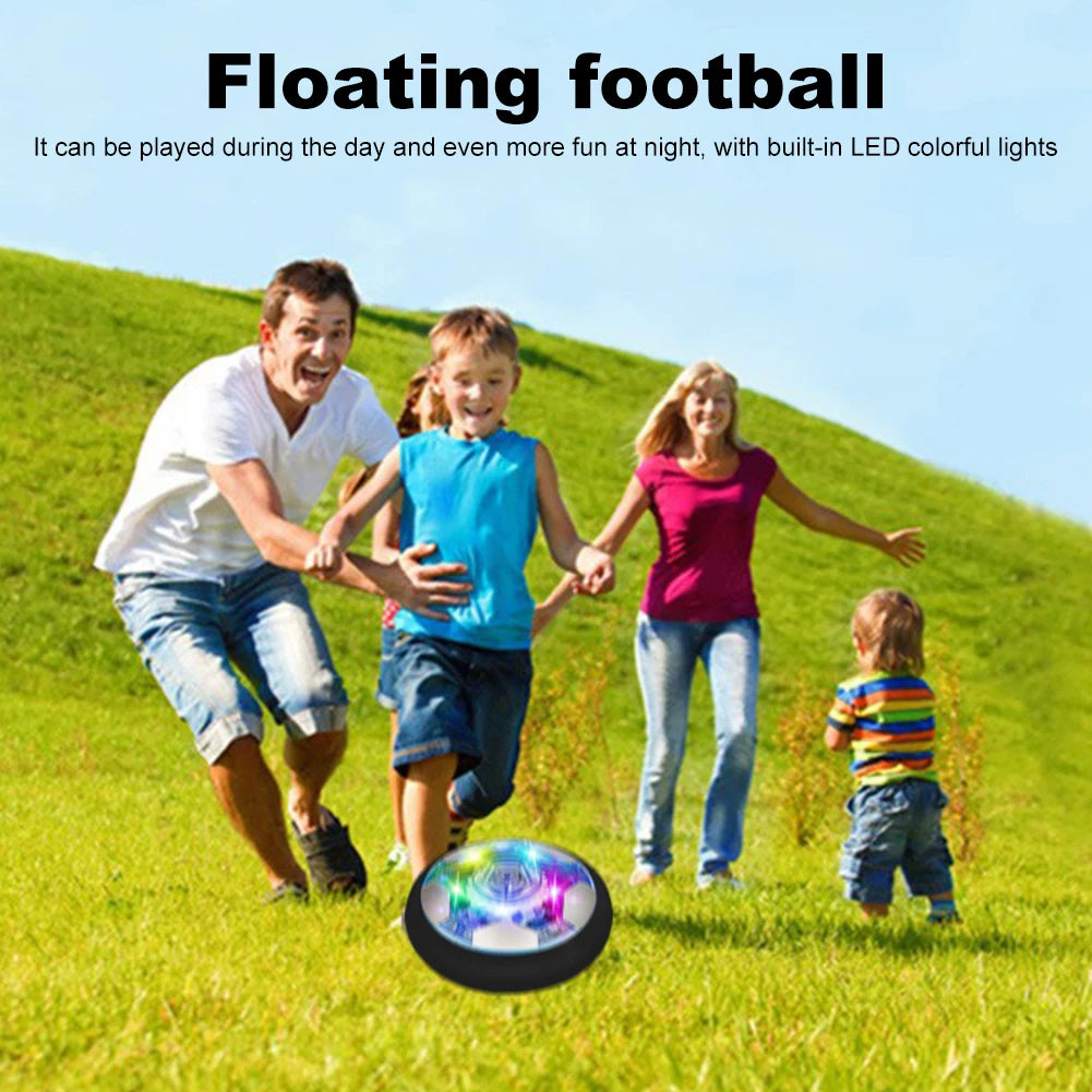Hover Soccer Ball with LED Light Indoor Outdoor Air Floating Soccer Ball Soccer Training Equipment Floating Football Soccer Gift
