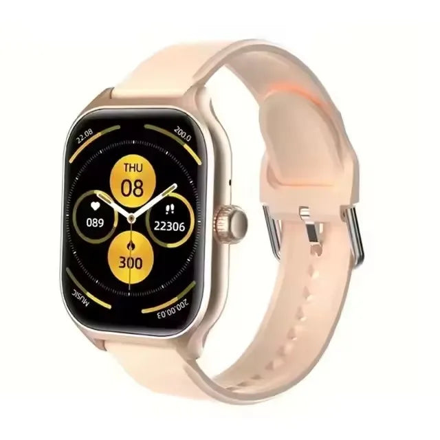 Stay connected and stylish with this versatile smartwatch compatible with both Android and iOS devices!