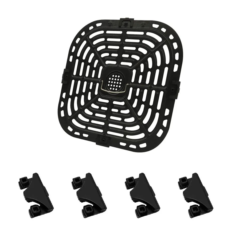 Air Fryer Basket Replacement Grill Air Pan for Power Dash Parts Crisper Plate Non-Stick Fry Pan Kitchen Airfryer Accessories