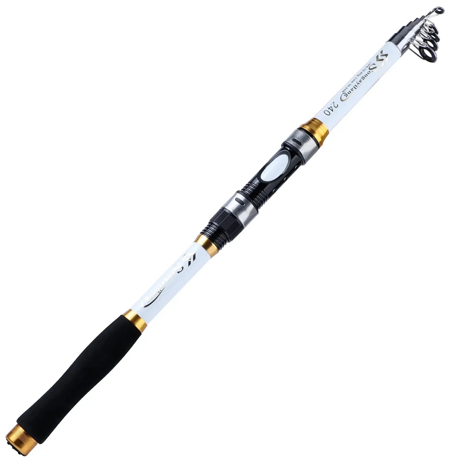 Sougayilang 2.1m-3.6m Spinning Fishing Rod Carbon Trout Carp Telescopic Fishing Pole Lure Fishing Rod Tackle