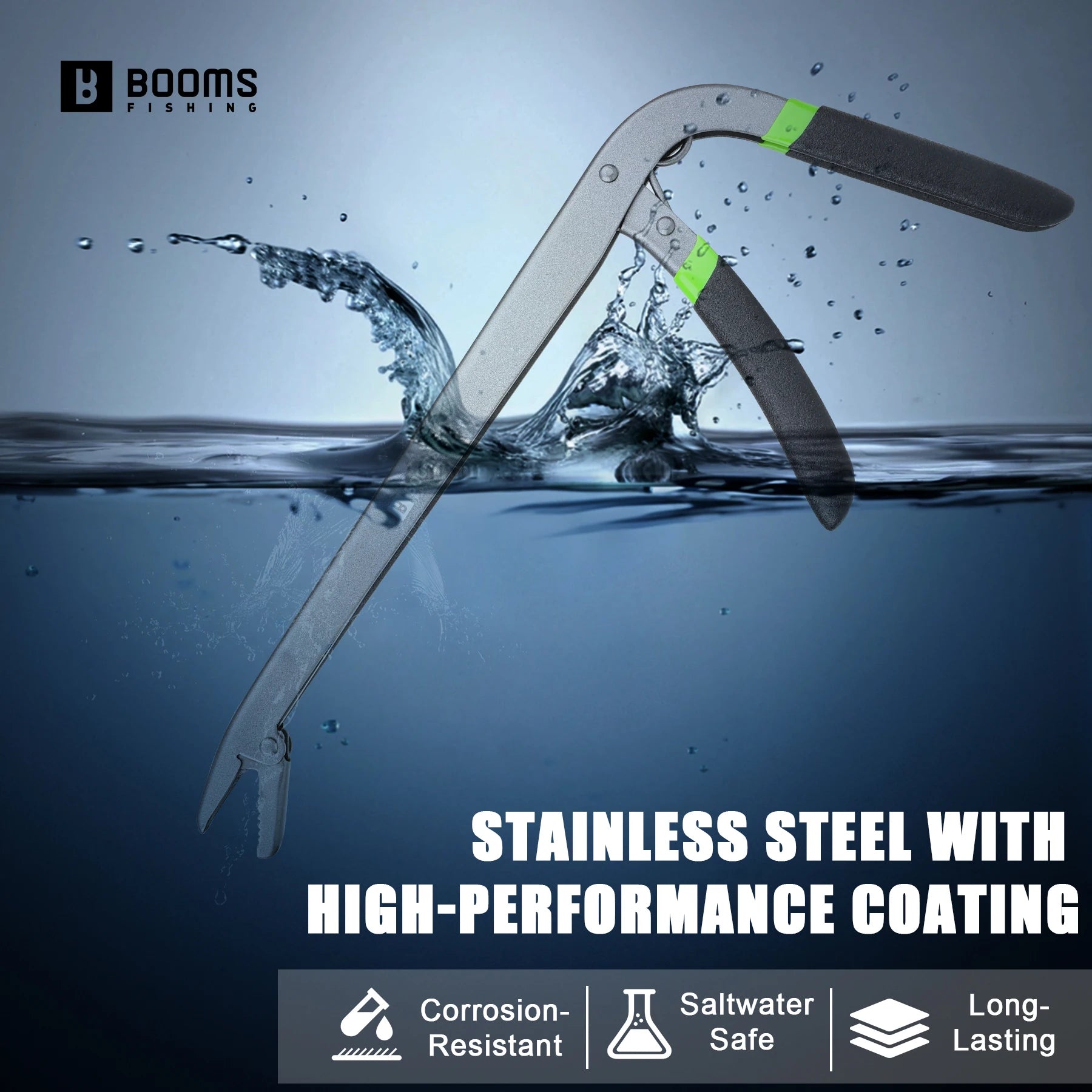 Booms Fishing R01 Carbon Steel Corrosion-Resistant 25cm Long Fish Hook Remover Extractor For Saltwater Fishing Tools