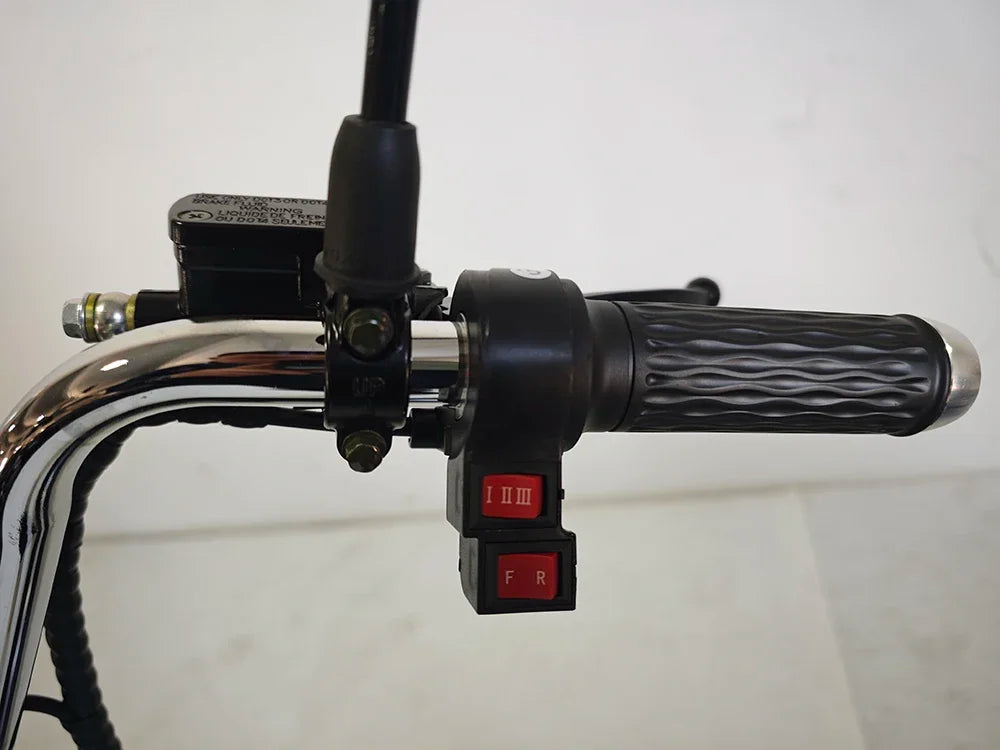 Experience high power and off-road capabilities with these 3000W and 2000W 3-wheel electric scooters. Perfect for adventurous rides and off-road terrain exploration.