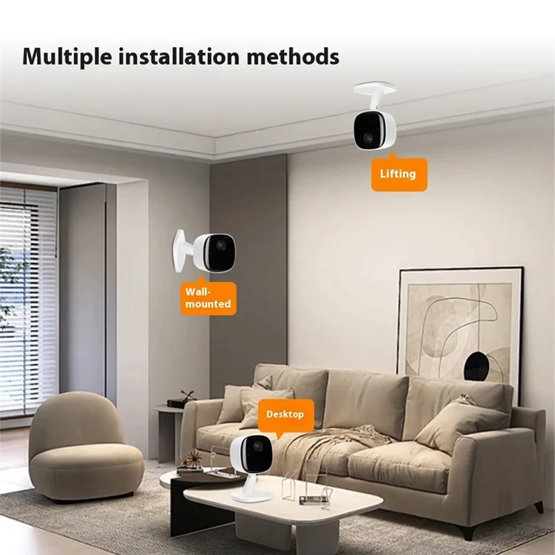 Keep an eye on what matters with this 1080P HD WiFi baby monitor and mini security camera—featuring portable design, audio, infrared night vision, and motion detection for complete peace of mind!