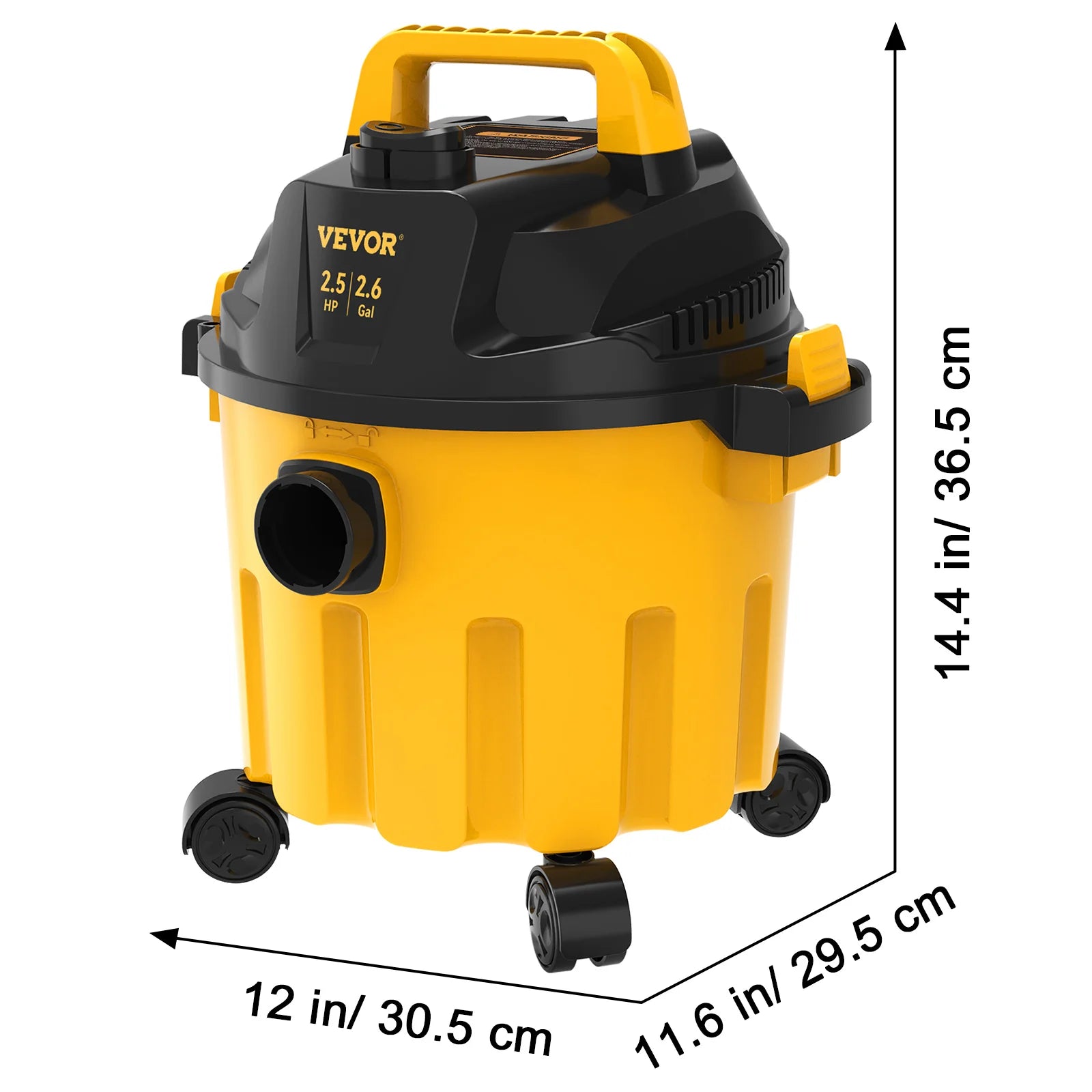 Wet Dry Vac 2.6 Gallon