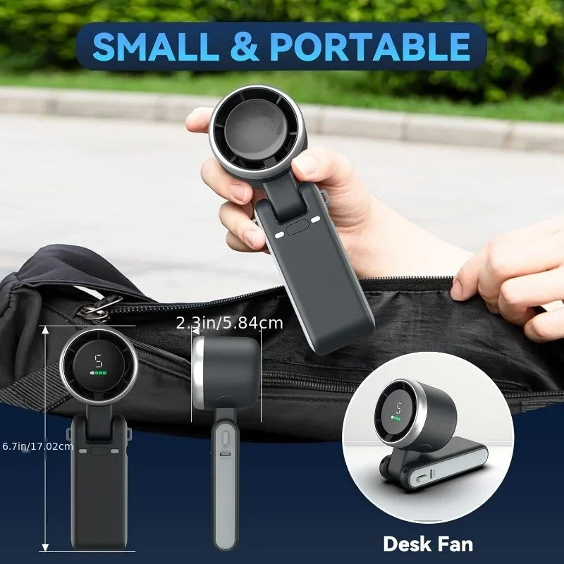 3-in-1 Fan, 5-speed (Rechargeable)