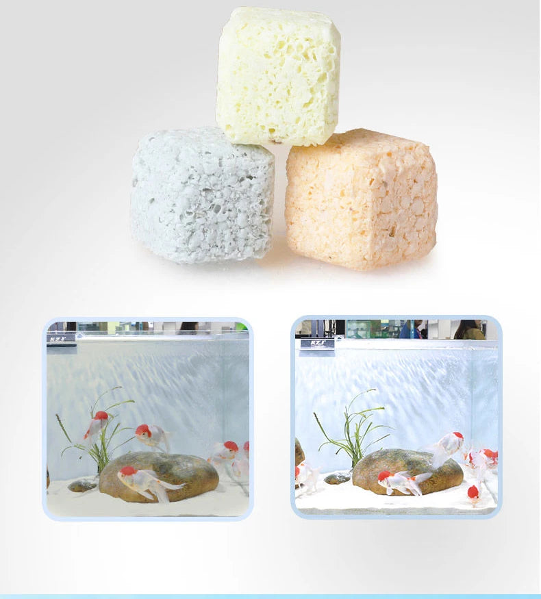 Fish Tank Filter Material Nitrifying Bacteria House Quartz Ball Filter Bottom Filter Aquarium Bacteria Filter Water Purification