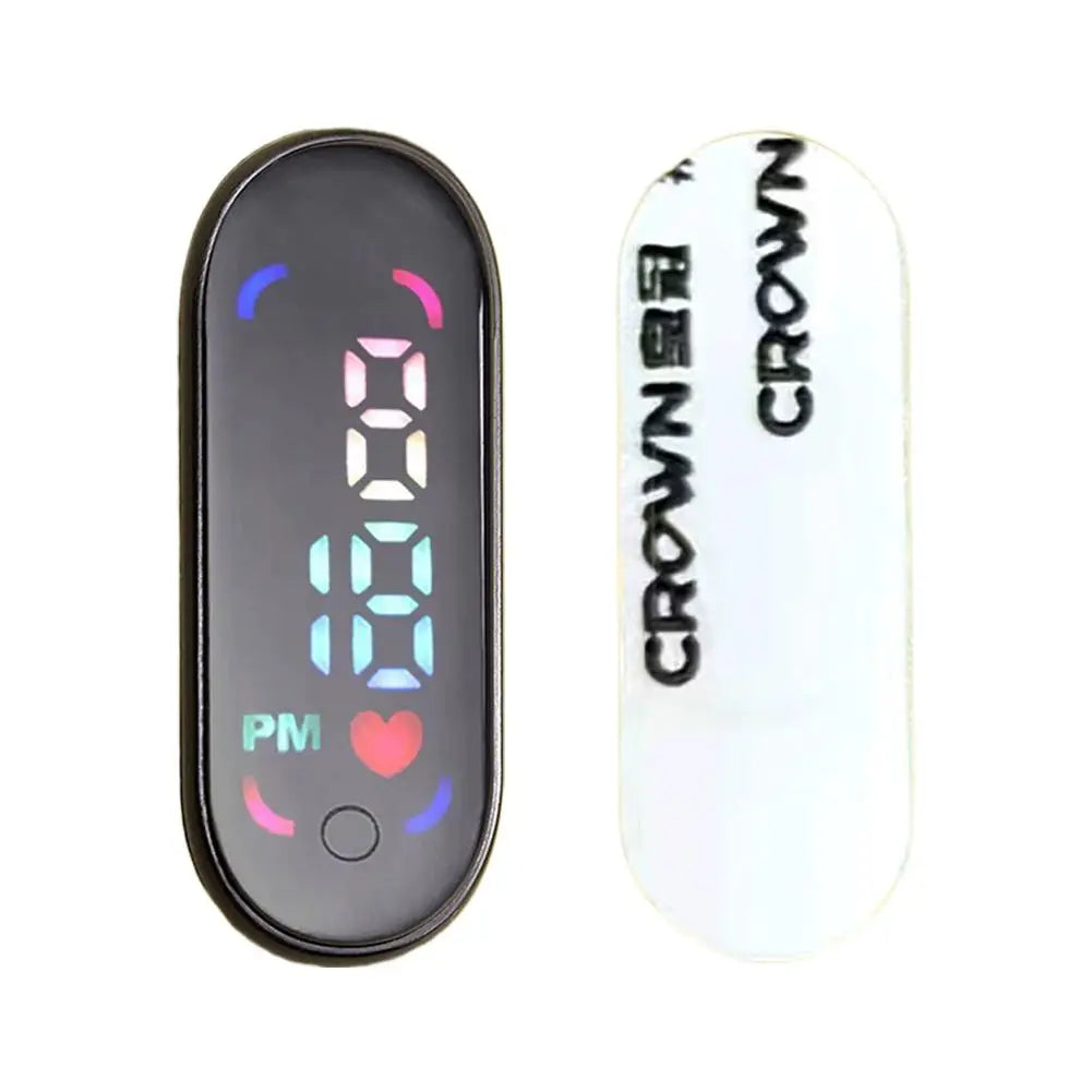 Luminous Motorcycle Car Clock Auto Internal Stick-On Mini Sport Waterproof Watch Mechanics Led Clocks Auto Ornament Accessories