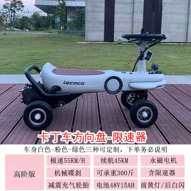 Adult Electric Hoverboard Self-Balancing Scooter Long Range Fast Speed Drift Commuter
