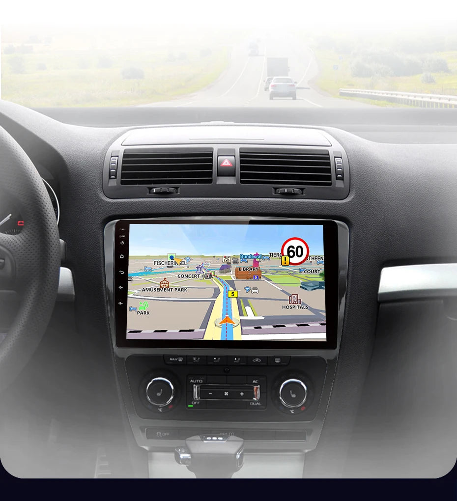 Junsun V1 AI Voice Wireless CarPlay Android Auto Radio for SKODA Octavia 2 A5 2008-2013 4G Car Multimedia GPS 2din autoradio