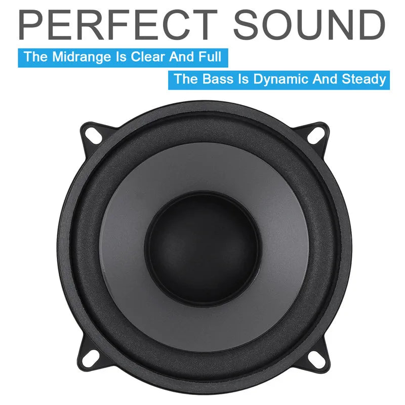 Car Audio Speaker 6 Inch 600W 2-Way Full Range Frequency Automotive Audio Loudspeaker Heavy Mid-bass Ultra-thin Modified Speaker