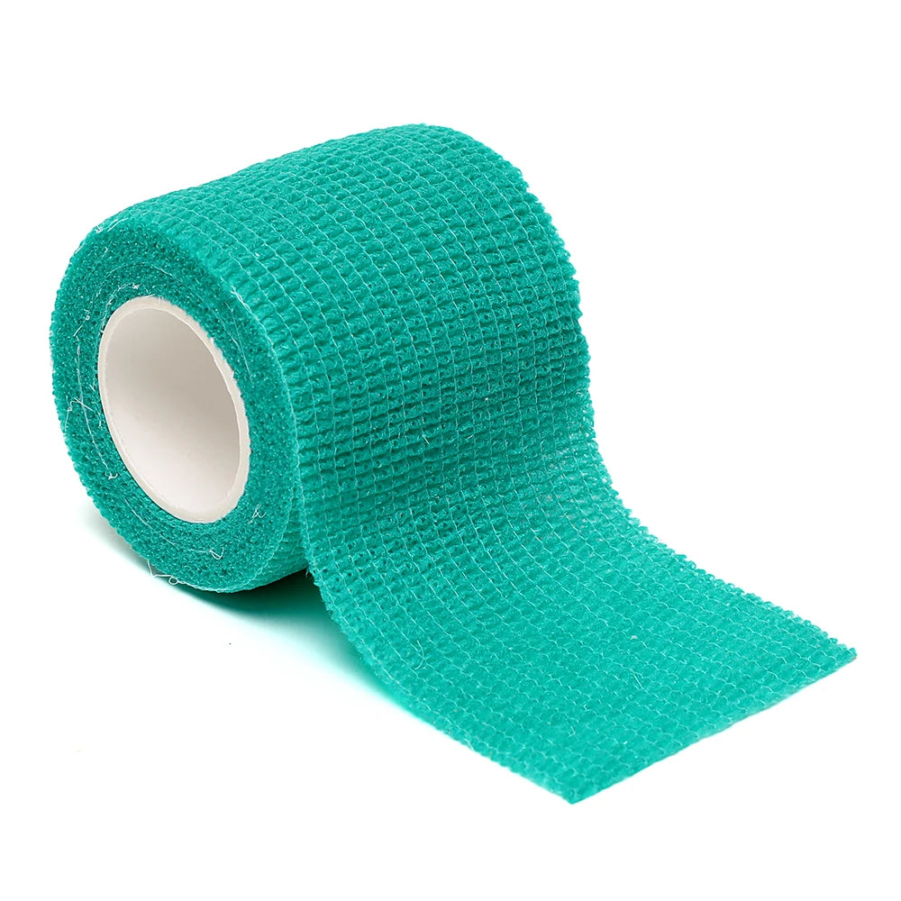 12pcs of 4.8-Meter Elastic Sports Self-Adhesive Bandages, Protecting Fingers, Ankles, Palms, and Shoulders, Knee Protection