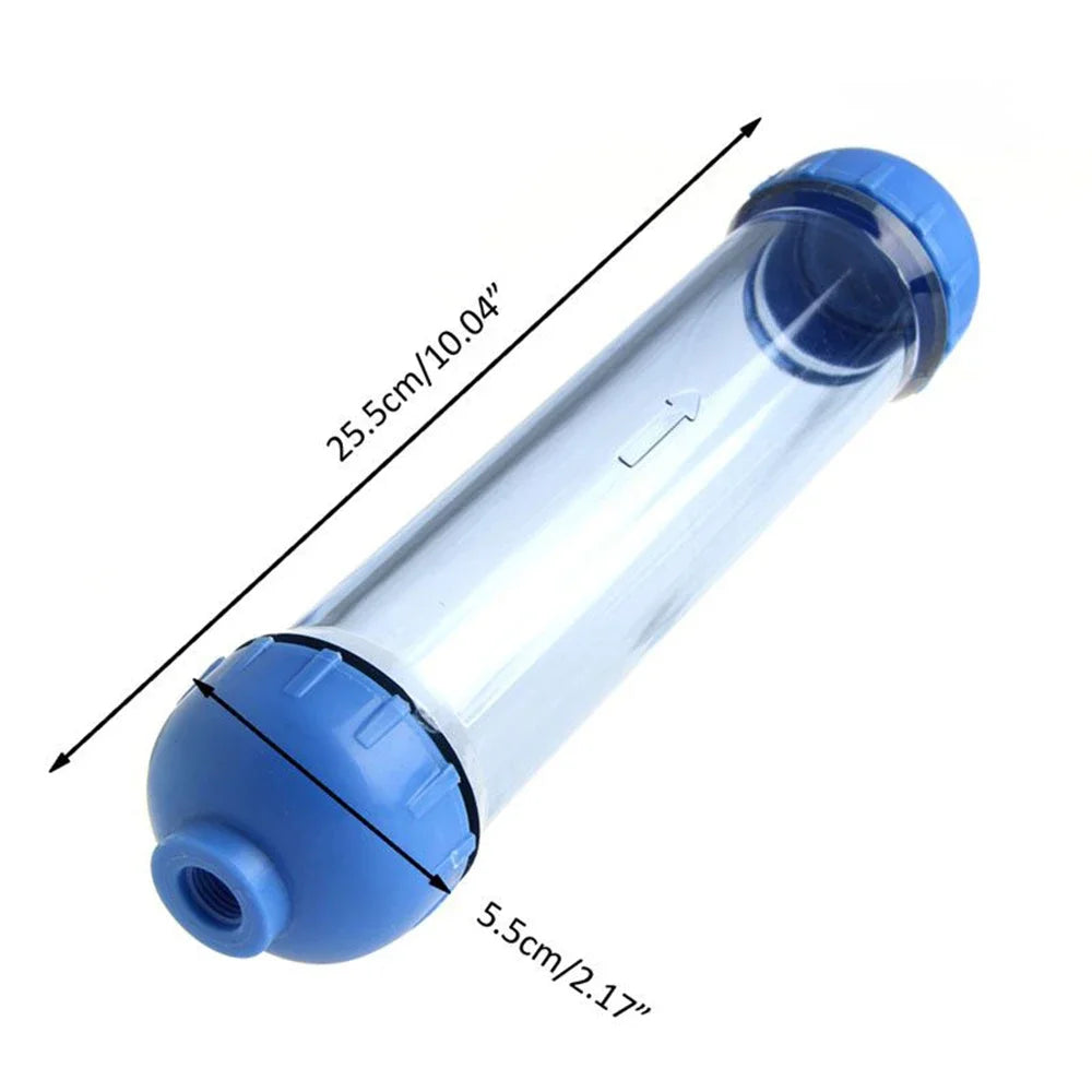 Fish Tank Filter Housing Refillable T33 Housing DIY Fill Water Filter Bottle Fittings Water Purifier Aquarium Filter Accessories