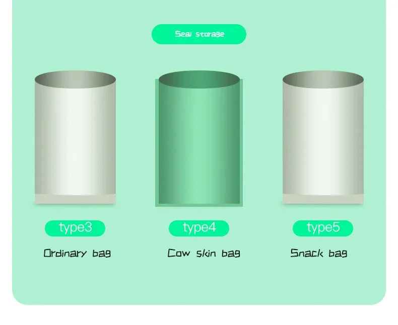 New Automatic 30cm Vacuum packaging machine Food Vacuum sealer for Dry wet soft powder Household food Storage Sealing machine