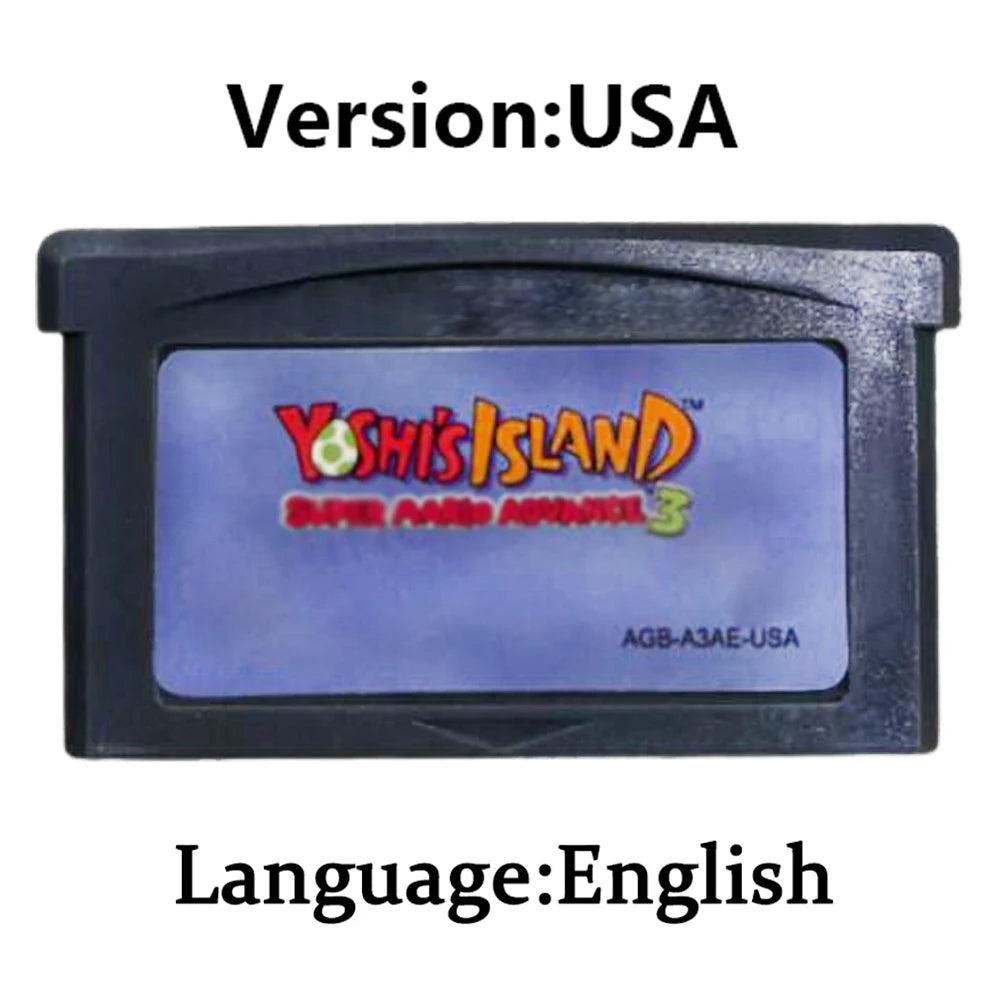 Mario GBA Games cards EUR USA Version
