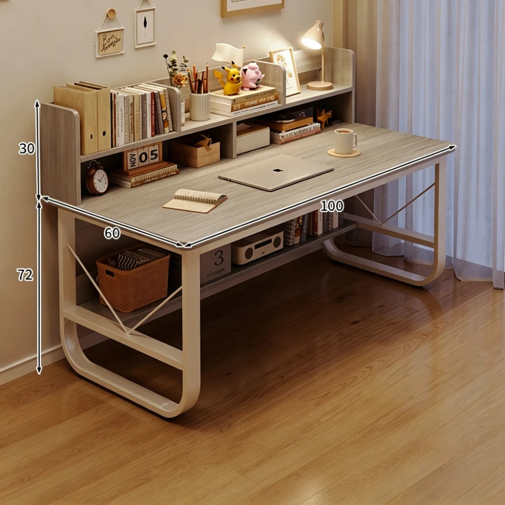 Minimalism Writing Desk Office Computer Desks Table with Storage Simple Desktop Computer Desk Laptop Desk Sturdy Table