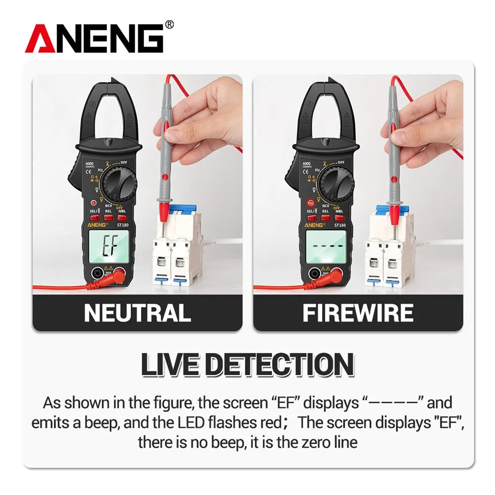 Current Clamp Meter Digital Voltage Tester