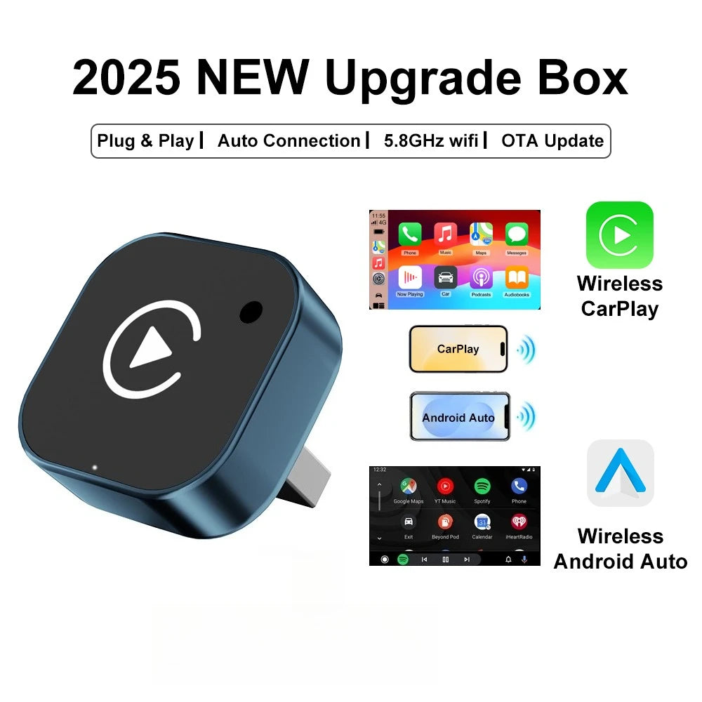 Wireless  Car Play Adapter for Apple & Android