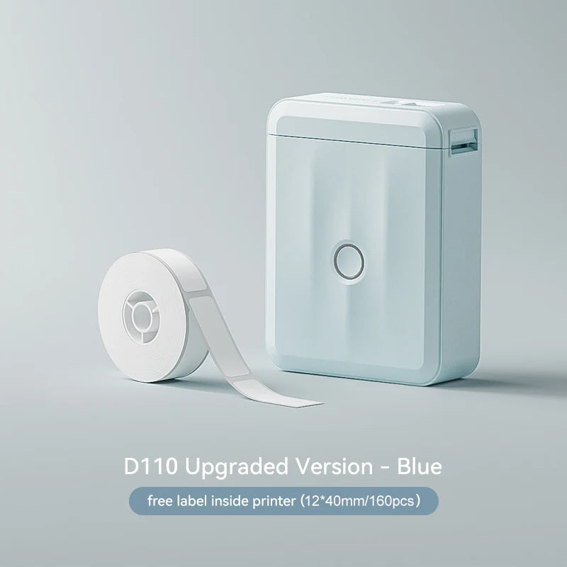Niimbot D110M Label Thermal Self-Adhesived Printer Wireless Bluetooth Mini Portable Printer D110 Updated Version Sticker Maker