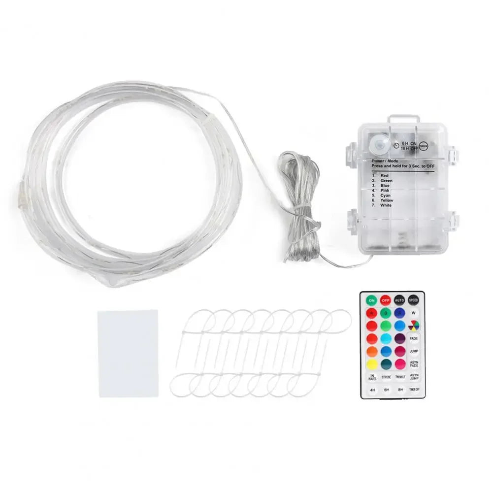 LED Basketball Hoop Rim Lights, Battery-powered Light Remote Control 16 Color Change by You Gift for Kid Play at Night, Outdoors