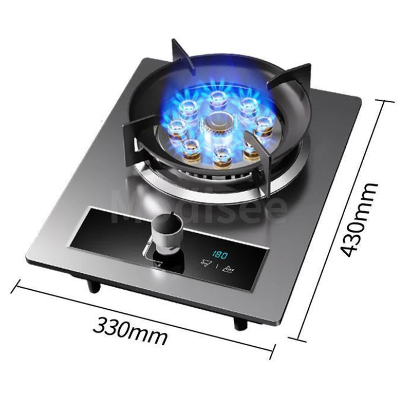Gas Stove Single Stove Household Liquefied Gas Embedded  Gas Stove Natural Gas Fierce Fire Single Stove Stoves Table Kitchen Hob