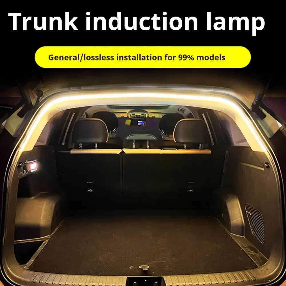 Universal Automatic Led Trunk Light Automatic Sensor Car Trunk Light Strip with Dynamic Flowing Illumination for Fit Easy