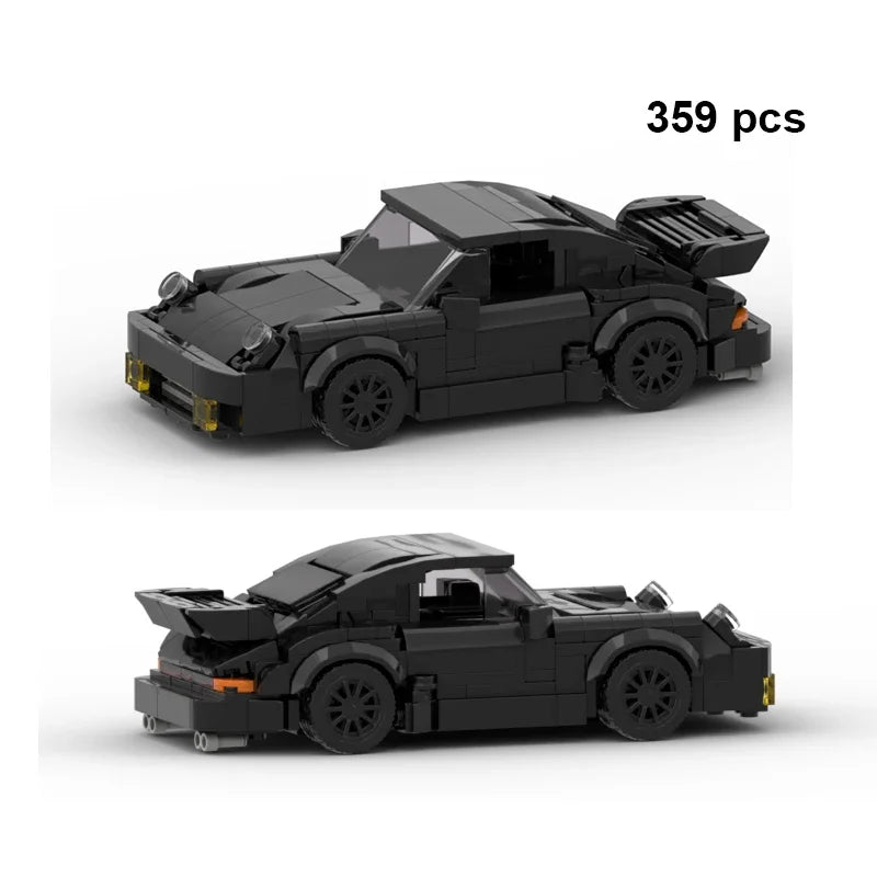 Technical Car Speed Racing Building Blocks Bricks Sets Sports Car MOC Garage City Vehicle Creative Toys For Kids