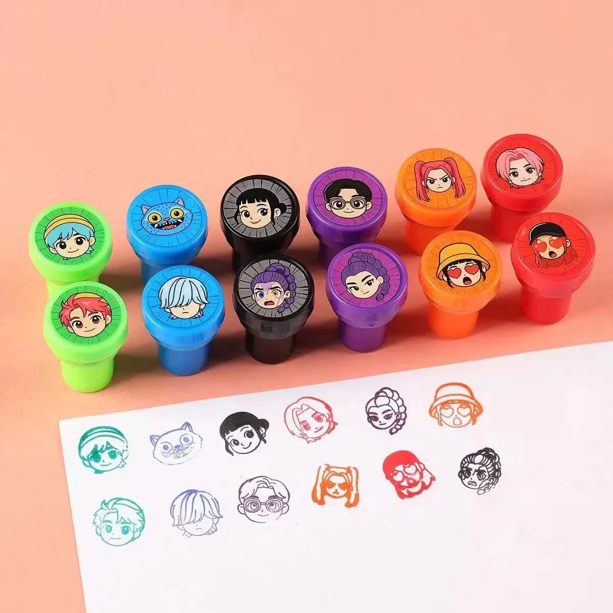 Hot K-Pop Birthday Party Decoration Set Kids Tableware Balloons Cups Plates Napkins Cake Topper Banner Gift Bag - Party Supplies