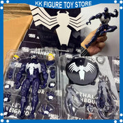 In stock NEW Mess Toys Venom Lethal Neighbor Spider Man Symbiotic Black Suit Messtoys Spiderman Anime Action Figure Model toys
