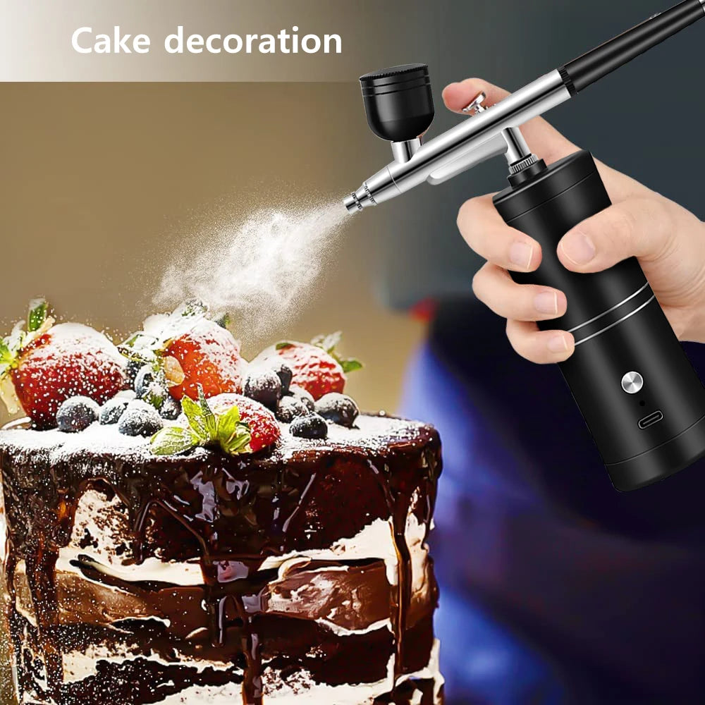 Airbrush Nails Compressor for Painting & Makeup (Wireless)
