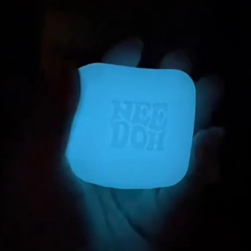 2026 New Needoh Luminous Milk Coffee Cube Relief Office Relaxation Commemorate Gifts For Adults Squishy Fidget Sensory