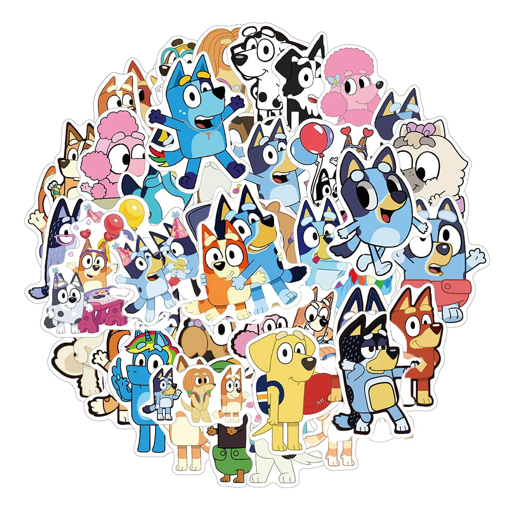 Blue dog Birthday Party Supplies Goodie Bag Stuffers Fillers Tableware Plates Cups Napkins Tablecloth Party Favor Decorations