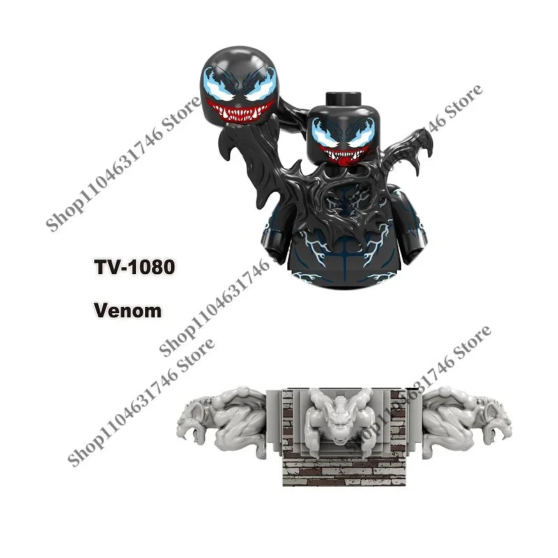Marvel Mini assembly brick toys The Fantastic Four Superhero Building block Silver Surfer Galactus doll block toys party gifts