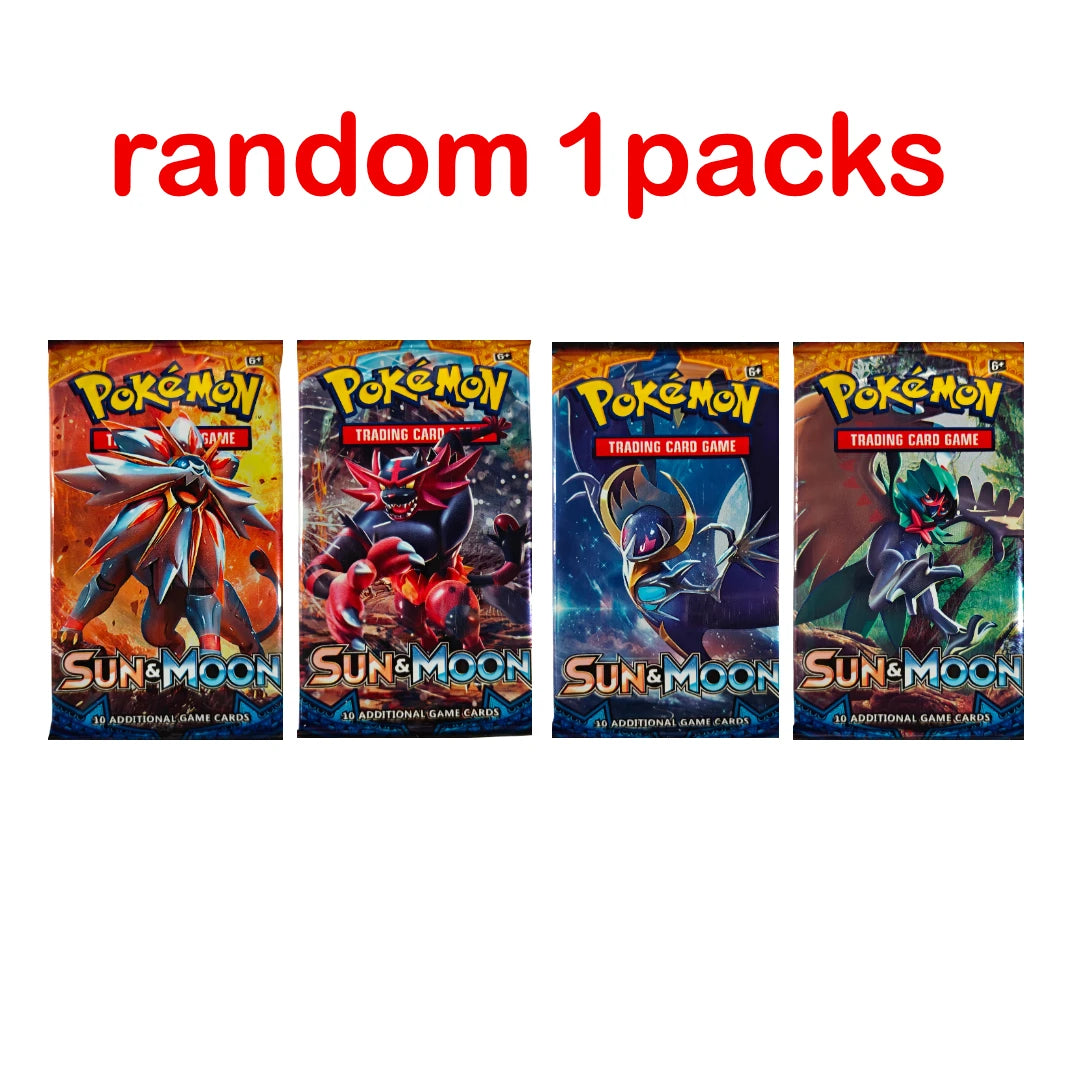 Pokemon TCG Sun & Moon Booster Box Sealed Trading Card Lunala Solgaleo Incineroar Decidueye Anime Collectible Collection Gift
