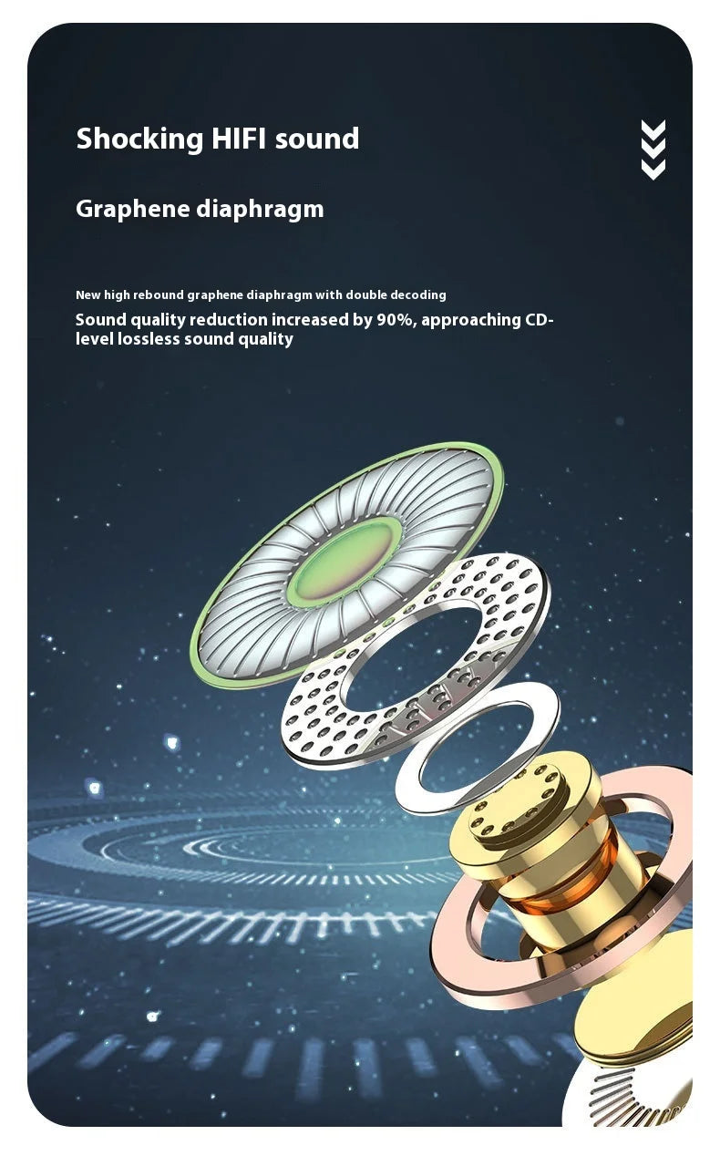 XIAOMI T7500 Bluetooth Earphones Bone Conduction Stereo Sports Life Waterproof Earphones with Microphone for Gaming and Music