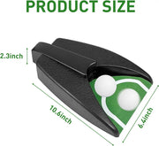 Golf Ball Return Putting Unit, Automatic Return Machine, Indoor Golf Putting Hole, Battery-Powered Practicing, Suitable for Prac