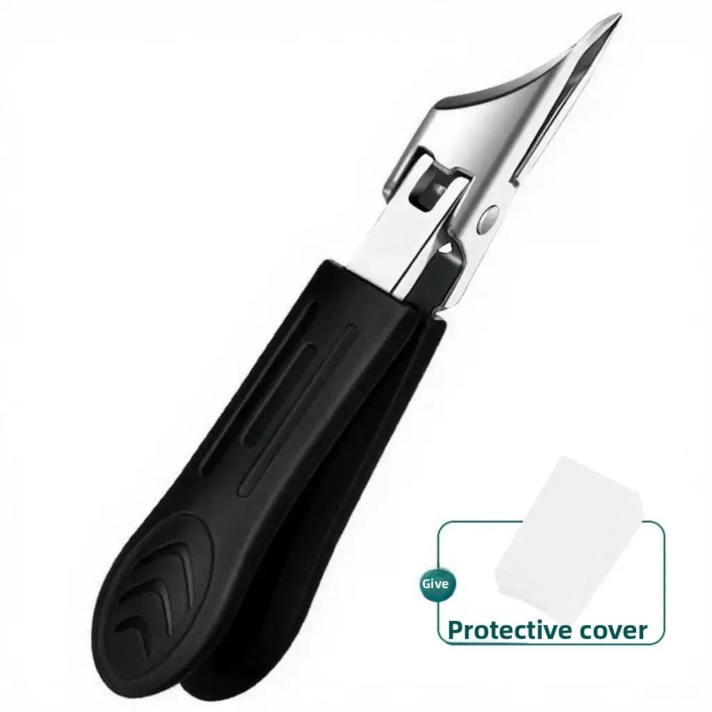 Thick Ingrown Nails Heavy Duty Stainless Steel Trimmer Safety Soft Grip Ultra Sharp 25 Degree Angled Blade Seniors Splash Proof