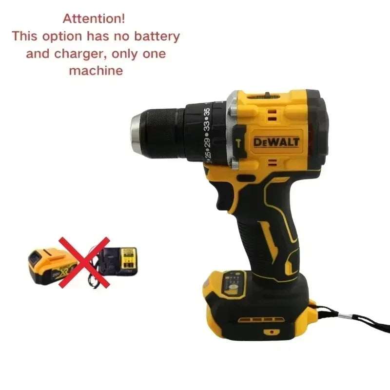 DEWALT DCD805 20V Power Tools Brushless Impact Drill Cordless Electric Screwdriver Multi-Function Hand Drill