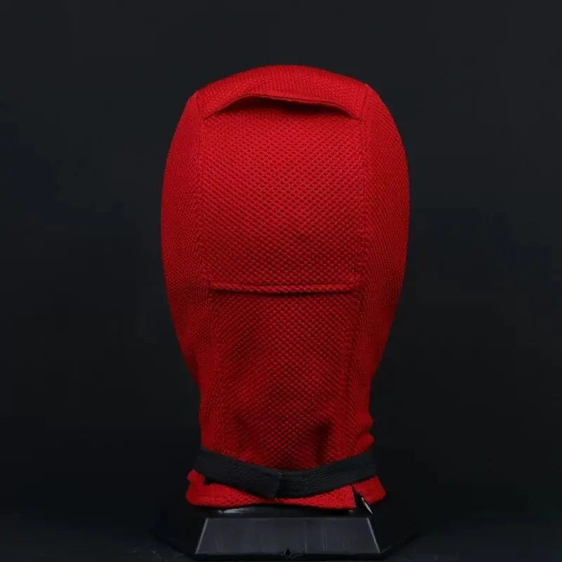 Marvel Deadpool Silicone Headset Cover Knitted Face Mask Cosplay Prop Halloween Funny Dress Up Accessories Adult Party Gift