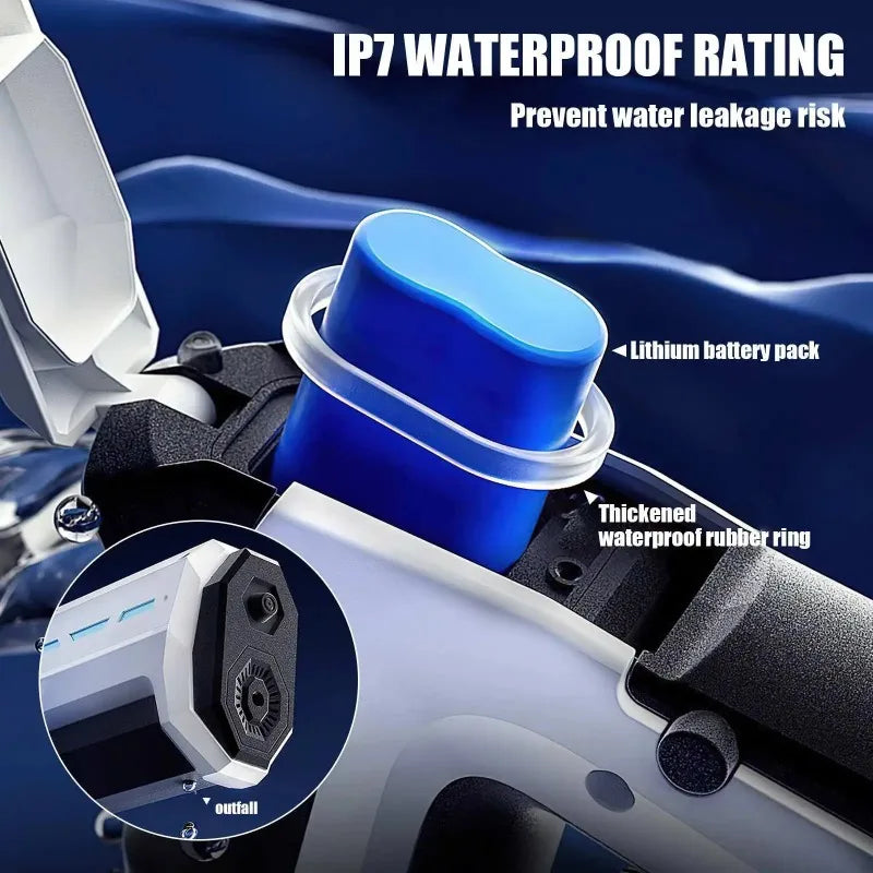 42cm Electric Water Guns for Adults High Pressure Automatic Absorb Water Watergun Summer Outdoor Beach Pool Toys for Kids Gifts