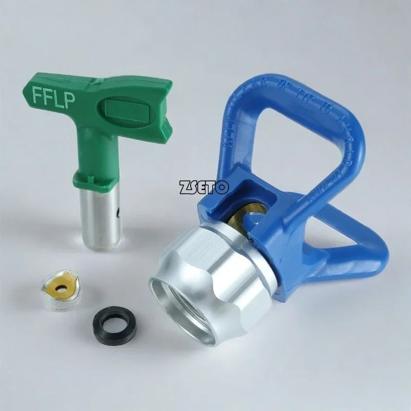 LP Set Airless Tips Nozzle 1-5 Series suit Low Pressure With 7/8 Nozzle Guard For Wagner Airless Paint Spray Sprayer Gun tools