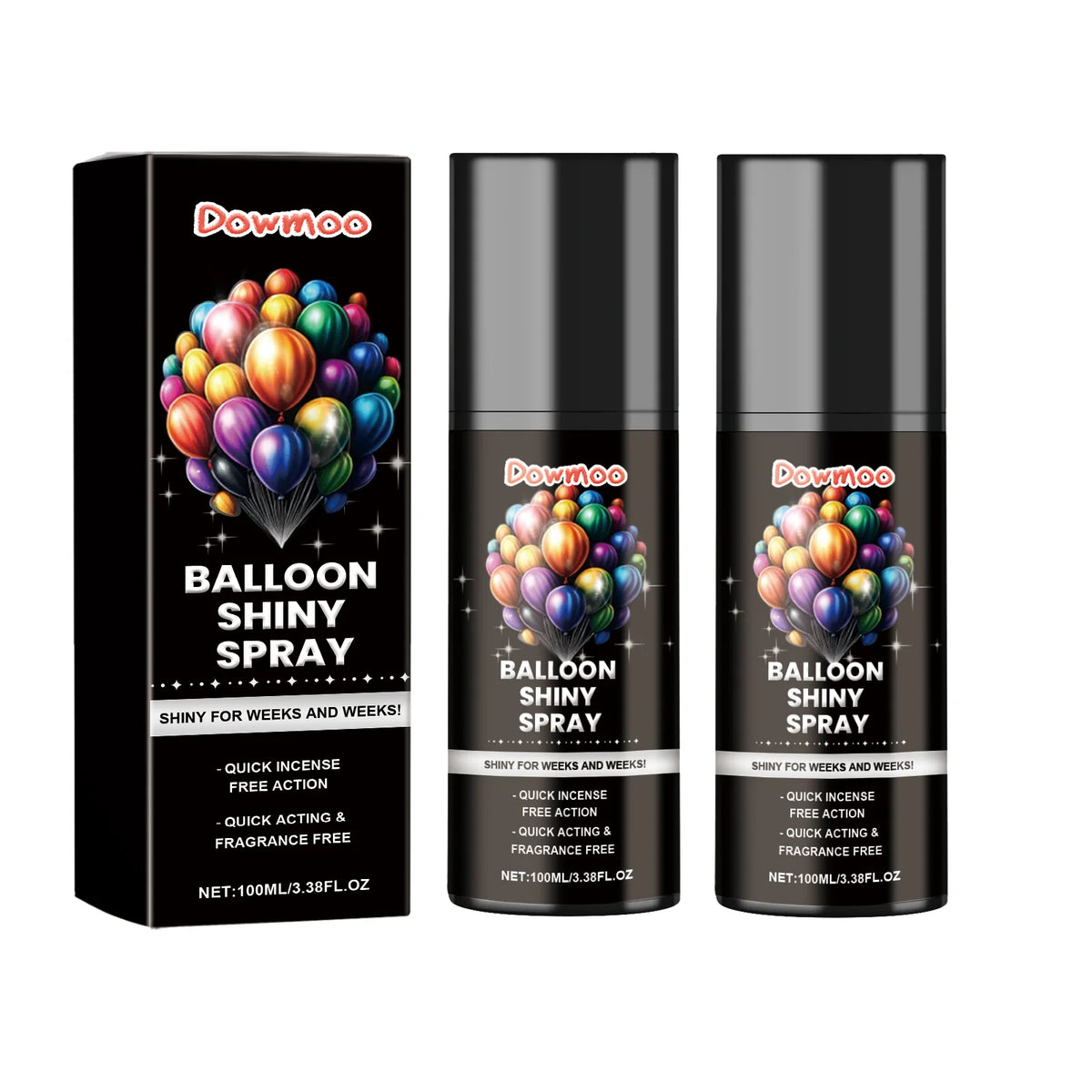 Balloon Shine Enhancer Spray Instant Gloss Polish Party Decoration Supplies Safe Formula Quick Dry For Birthday Wedding Events