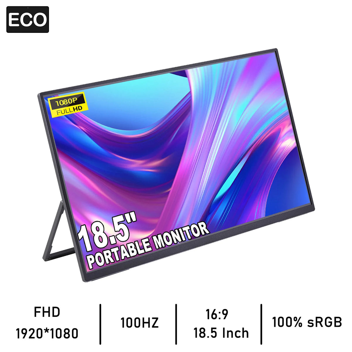 14 Inch Portable Monitor Dual screens For PC/Phone/PS4/PS5/Switch1/Switch2/Xbox 16:9 16:10 IPS FHD Screen Ship From US