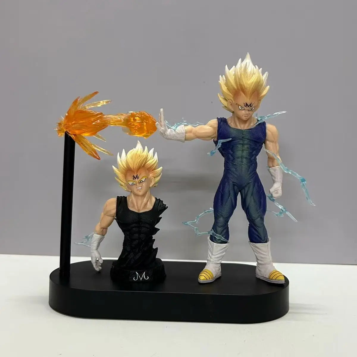20cm Dragon Ball Majin Vegeta Desktop Light Action Figures