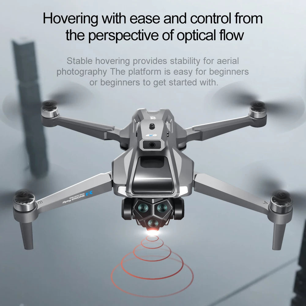Drone Profesional 4K Dual Camera Brushless Motor Obstacle Avoidance Dron RC Helicopter Foldable Quadcopter