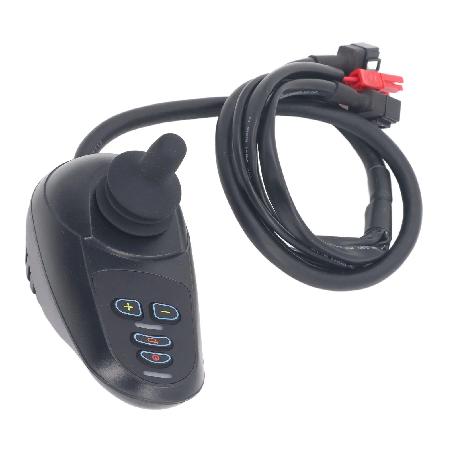 Enhance mobility with this electric wheelchair controller featuring smooth EABS braking, easy speed adjustment, and a responsive joystick for precise maneuvering and safe parking!