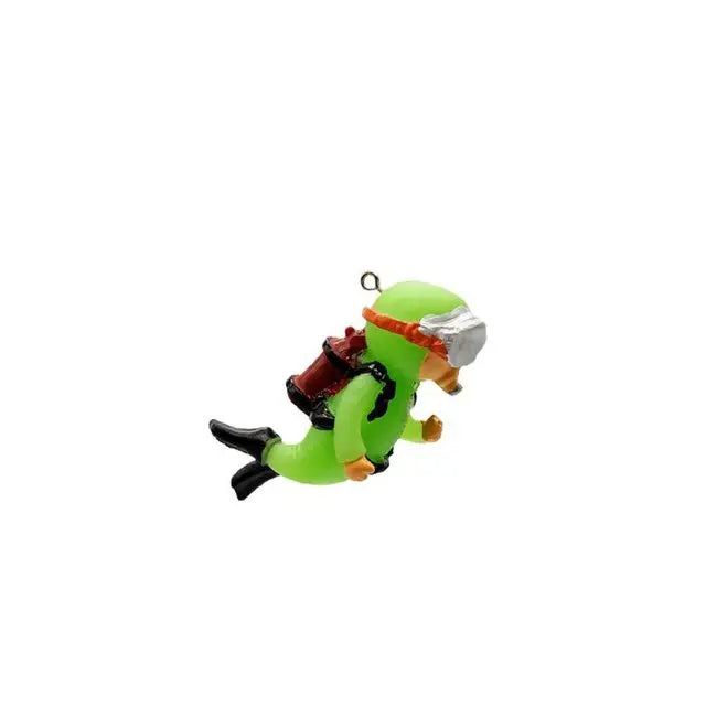 Fish tank Decoration Creative Floating Ornaments Small Figurines Complete Set Diver Blue Guy Underwater Scenery Bottom Figurines