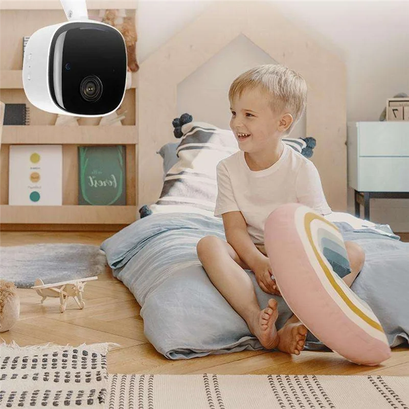 Keep an eye on what matters with this 1080P HD WiFi baby monitor and mini security camera—featuring portable design, audio, infrared night vision, and motion detection for complete peace of mind!
