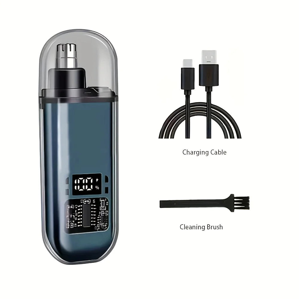 USB charging nose and ear hair trimmer